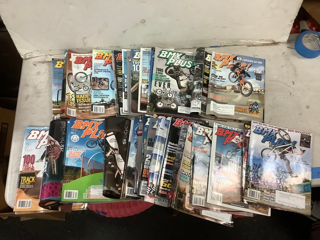 Lot of Vintage BMX Bike Magazines (1 of 1)