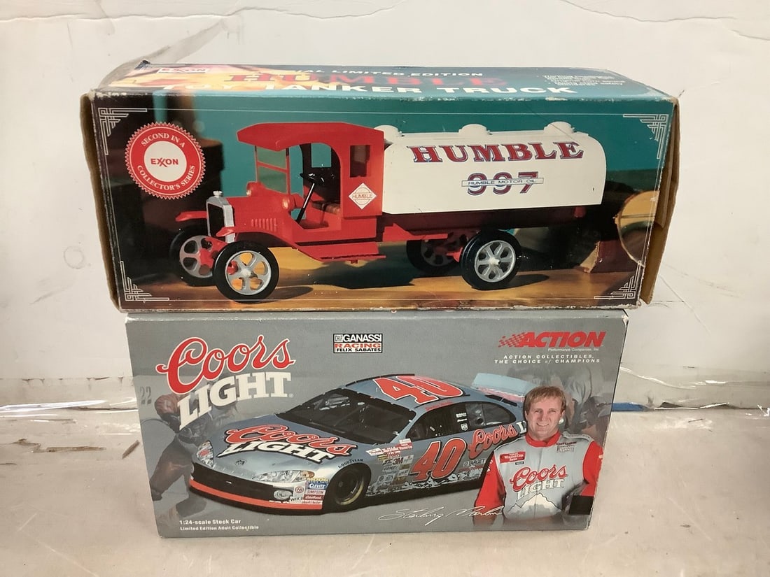 Lot of Exxon Truck and Coors Light Racecar (1 of 1)