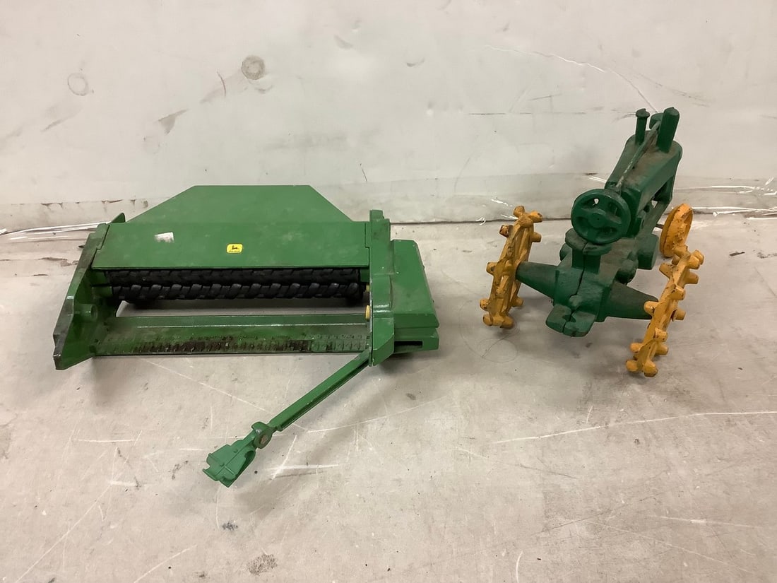Lot of Cast Iron Tractor and ERTL farm tool (1 of 1)