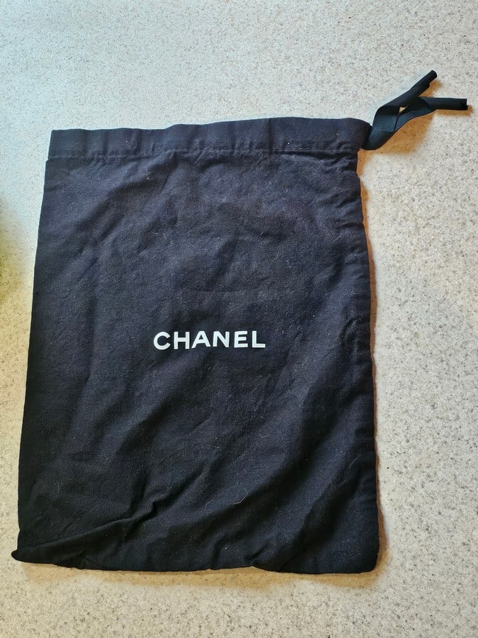 Chanel Small Black Dustbag like new 12x9": Chanel Small Black Dustbag like new 12x9"