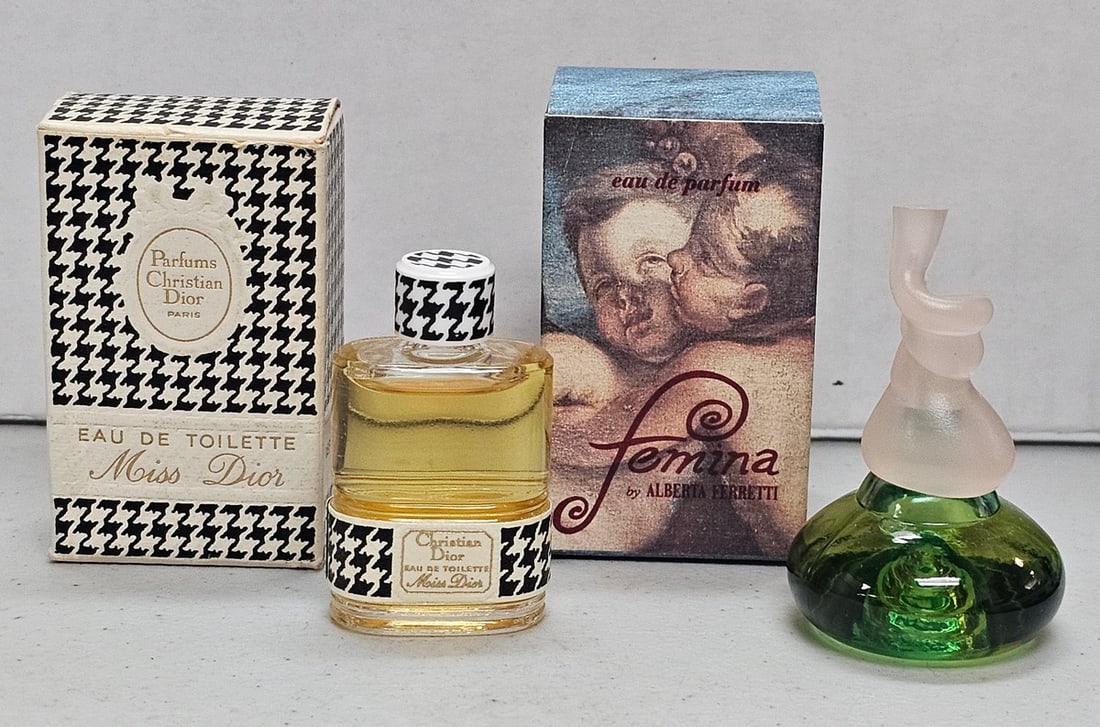 Vintage Miss Dior Christian Dior and femina perfumes (1 of 1)