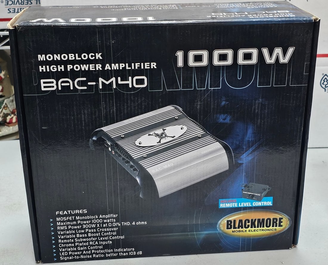NIB Blackmore High Power Amplifier BAC-M40 100w (1 of 1)