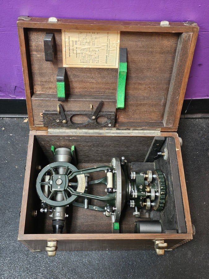 Vintage Zodiac Telescope in Wooden Box (1 of 2)