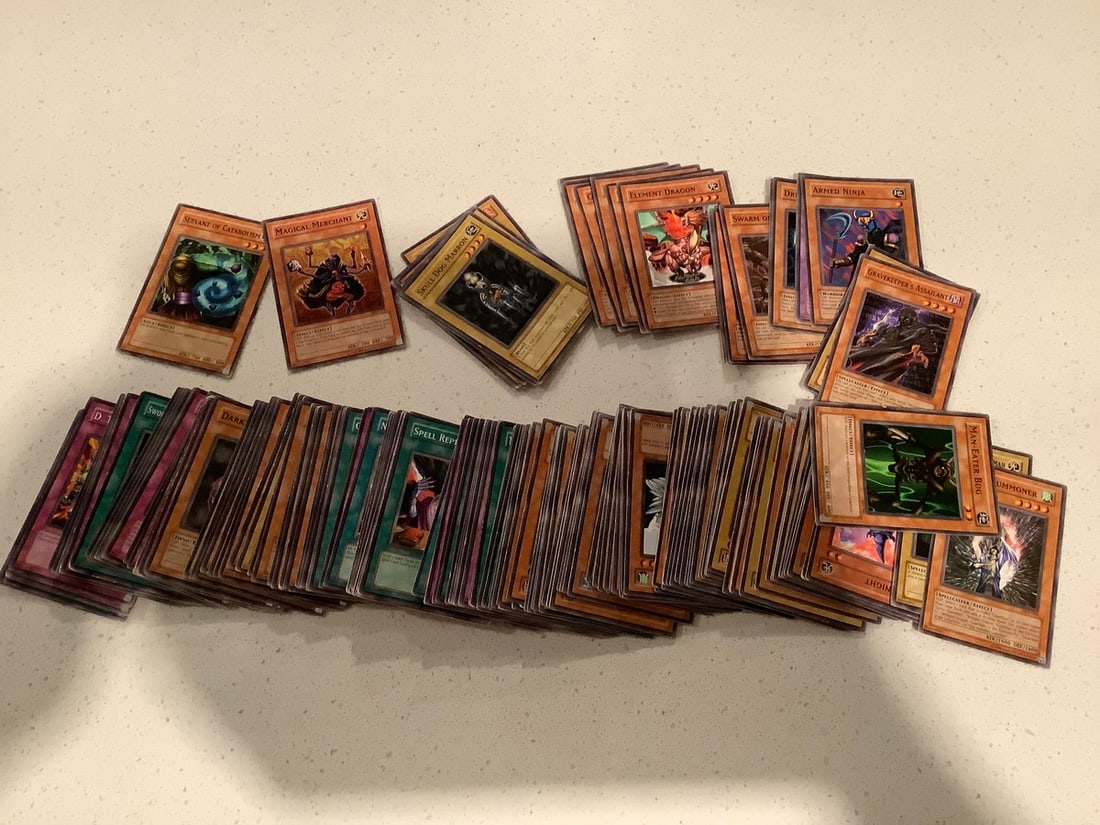 Huge lot of vintage 1996 YuGiOh cards: Huge lot of vintage 1996 YuGiOh cards