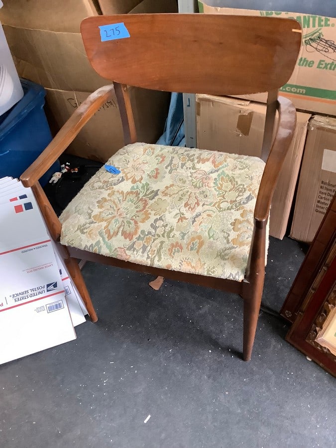 MCM teak wood chair: MCM teak wood chair