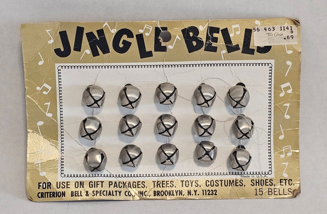 New Old Stock Vintage Christmas Brooklyn, NYC Jingle Bells: New Old Stock Vintage Christmas Brooklyn, NYC Jingle Bells
