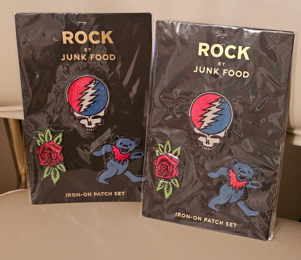 2 New The Grateful Dead Patches Rock by Junk Food (1 of 2)