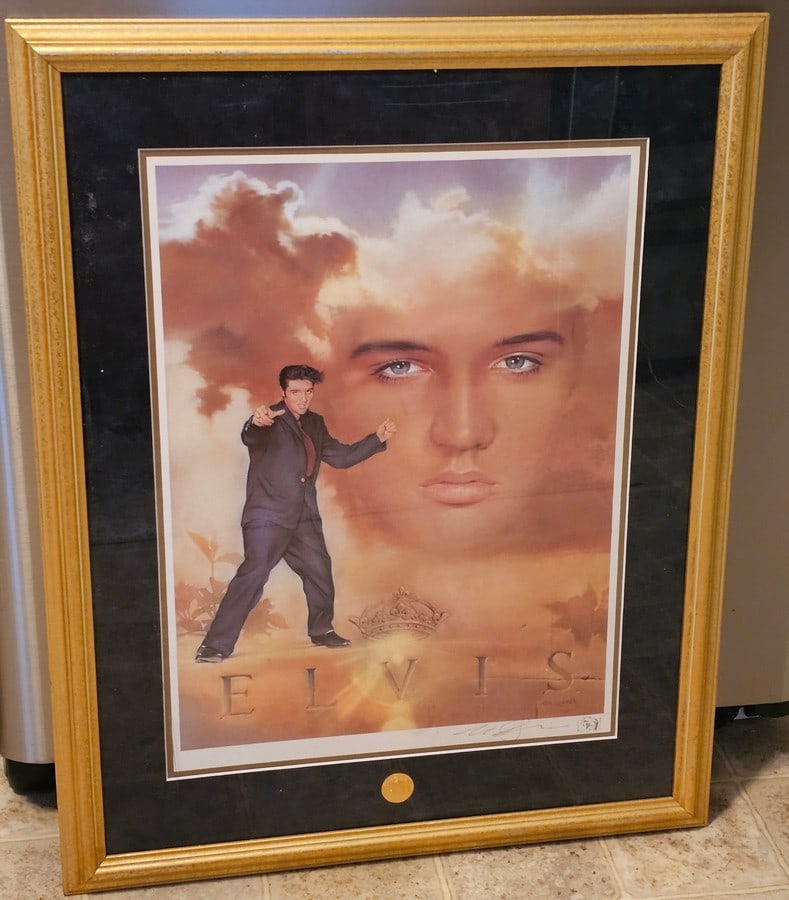 Elvis Presley Graceland COA Signed Art Print (1 of 3)
