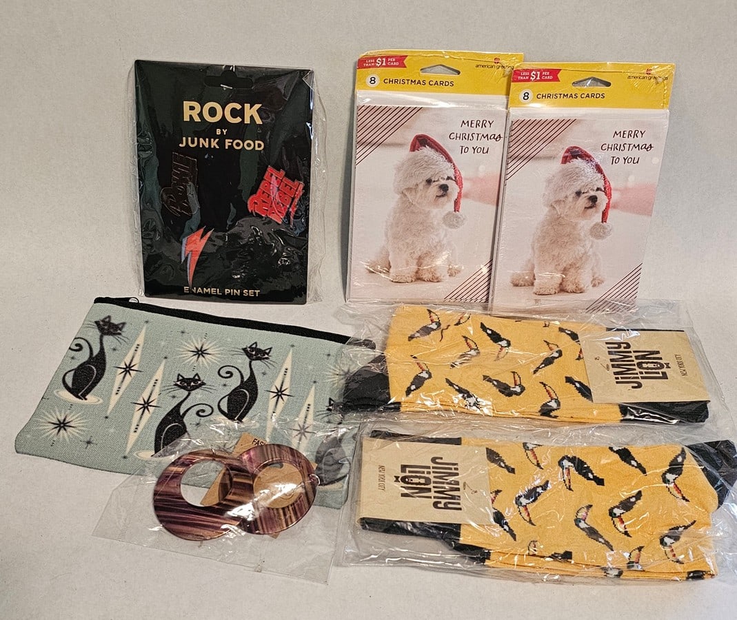 New Items incl Jimmy Lion Socks, David Bowie pins, more: New Items incl Jimmy Lion Socks, David Bowie pins, more