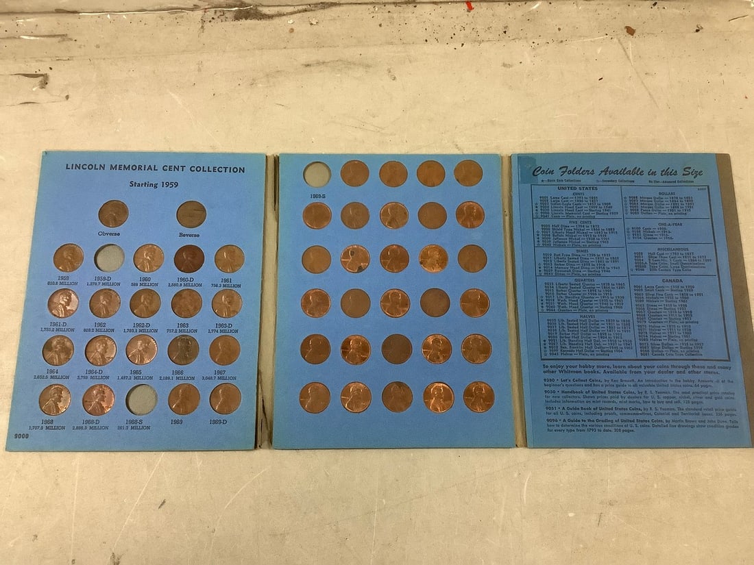 Lincoln Memorial Cent collection book (1 of 1)