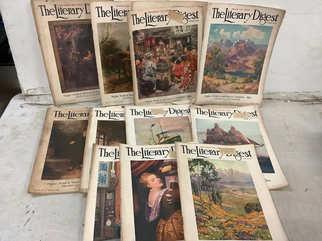 Lot of the Literary Digest magazines (1 of 1)
