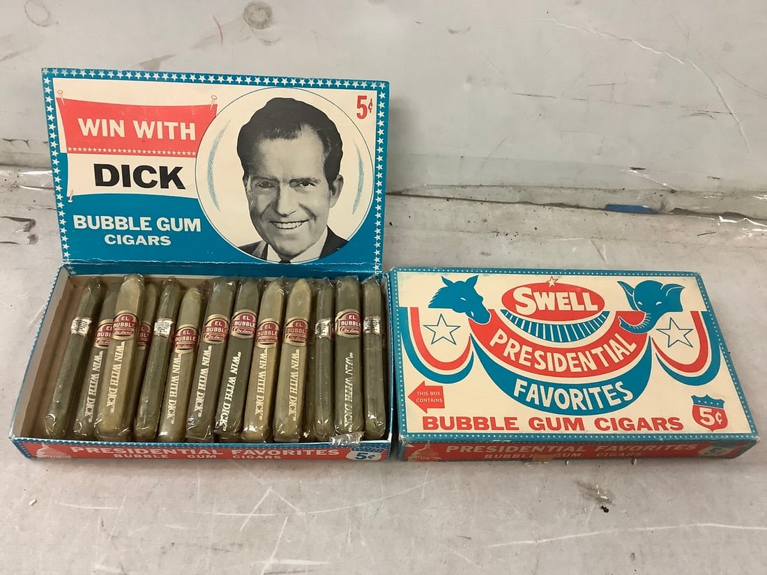 Lot of Vintage Presidential Bubble Gum Cigars (1 of 1)