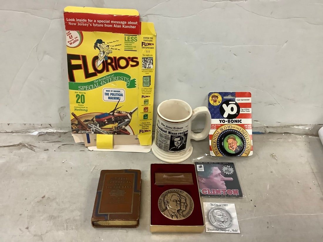 Lot of Presidential Books, Nixon Mug and more: Lot of Presidential Books, Nixon Mug and more