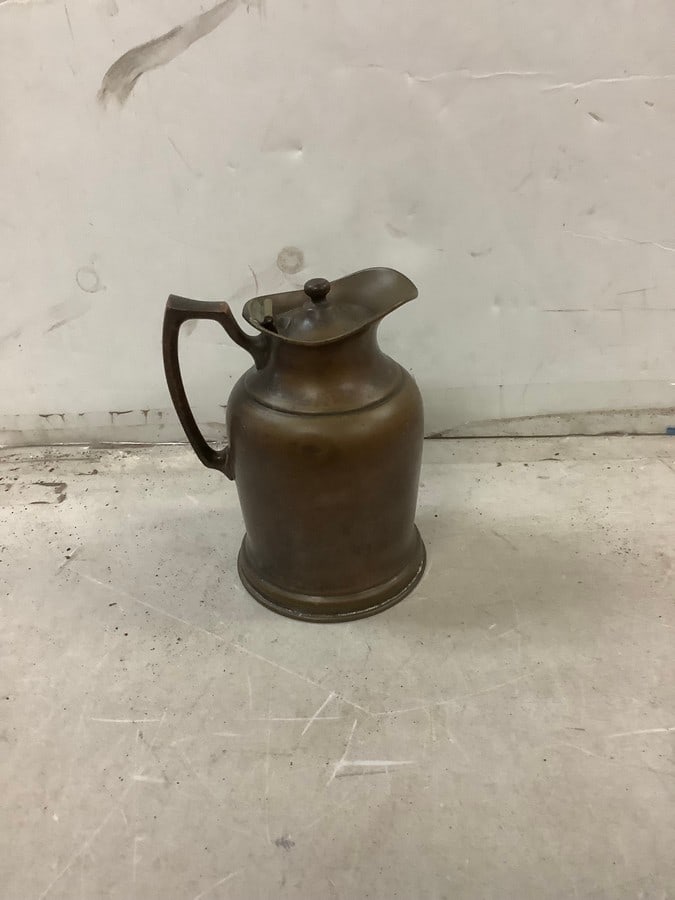 Early metal coffee thermus 6in: Early metal coffee thermus 6in