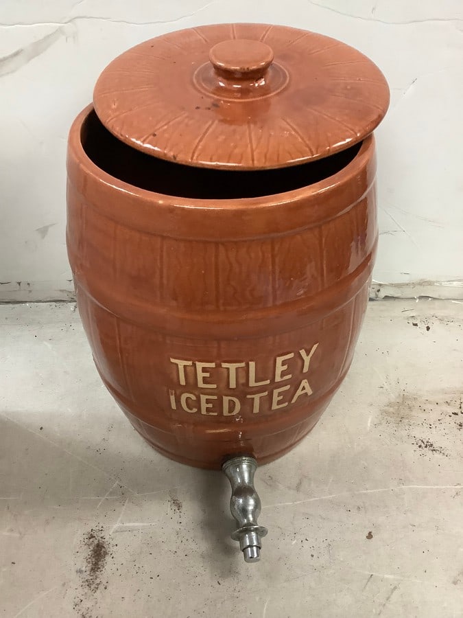 Tetley iced tea dispenser 11in.tall (1 of 1)