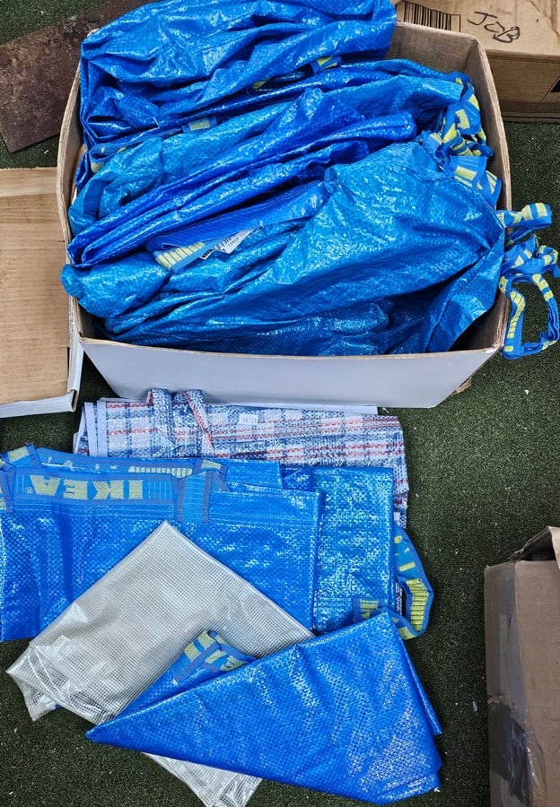 Box of Ikea and More Large Reusable Totes: Box of Ikea and More Large Reusable Totes