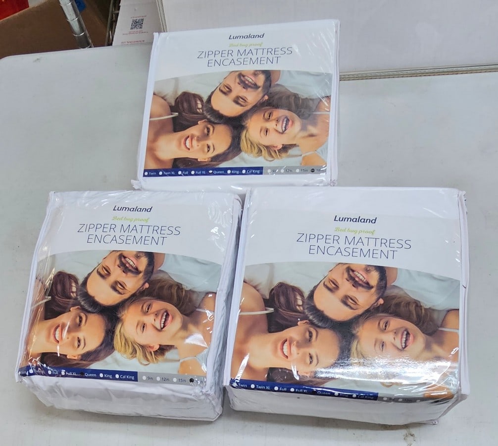 3 New Queen Lumaland Bed Big Proof Mattress Encasements (1 of 1)