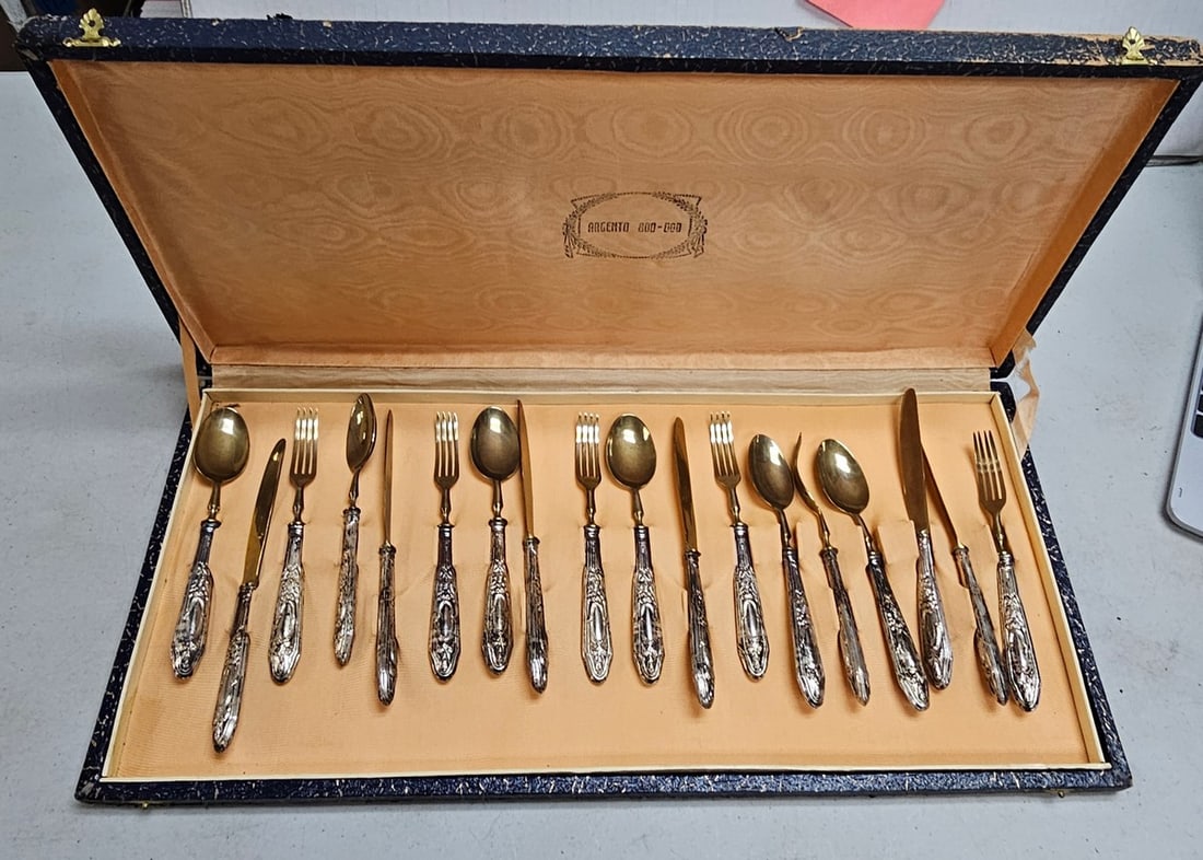 Vintage 800 Silver Utensils: Vintage 800 Silver Utensils