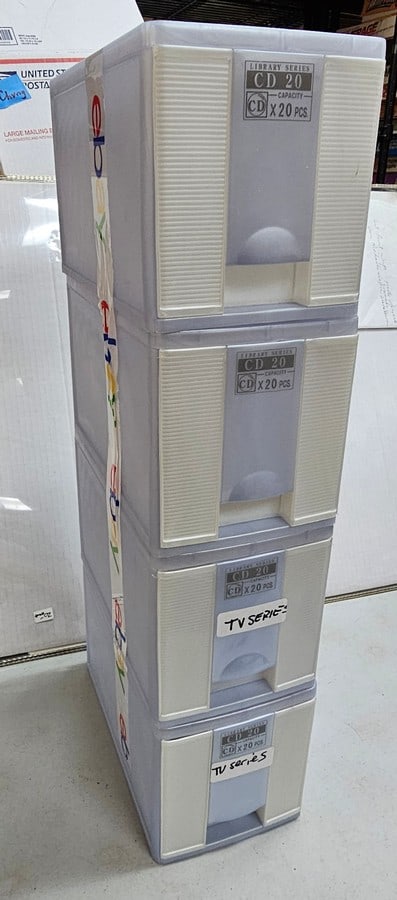 Stackable CD or Anything Plastic Storage (1 of 1)