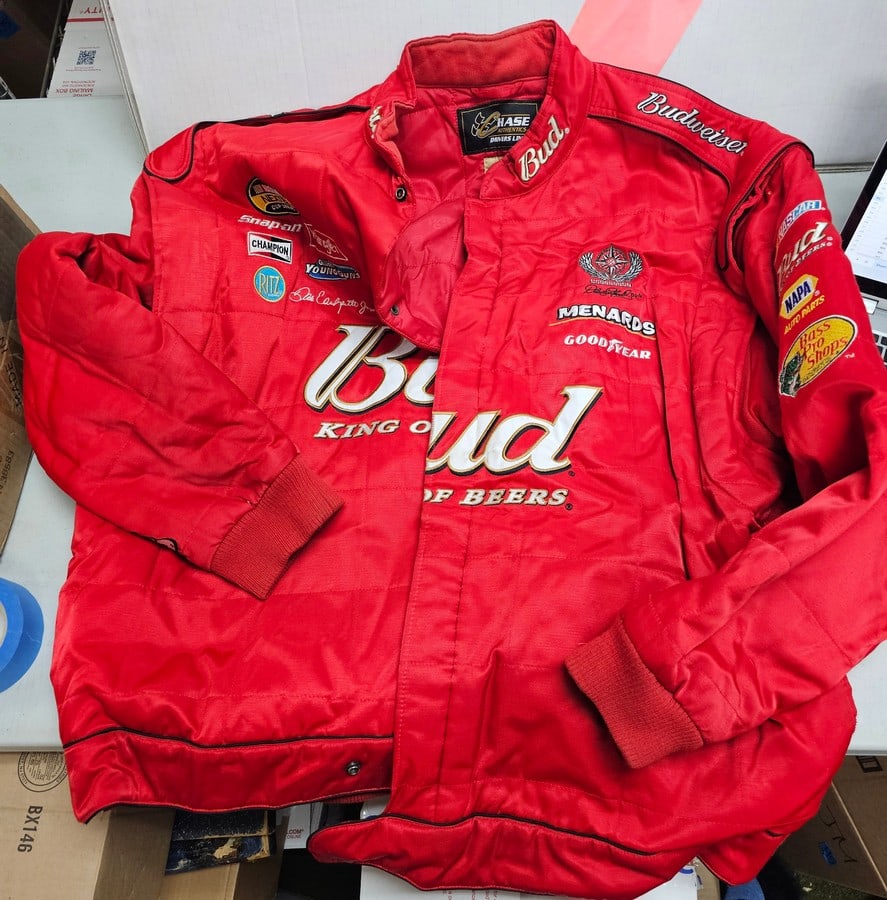 Chase Authentics Nascar Budweiser Jacket 3XL (1 of 2)
