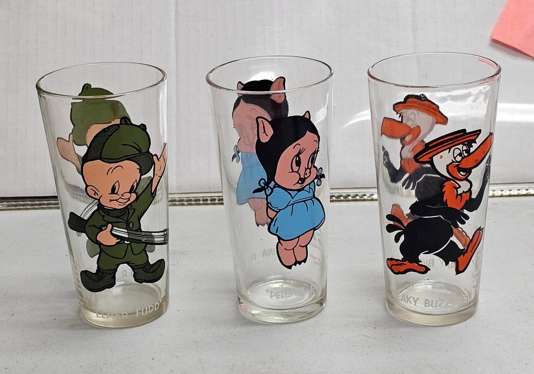 1973 Pepsi Collector's Glasses Warner Bros Elmer Fudd More (1 of 1)
