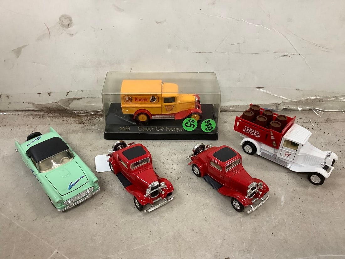 Lot of Ford Coupe models,Citroen C4F Fourgon truck model, and more (1 of 1)