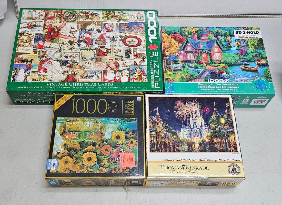 Puzzles including Thomas Kinkade: Puzzles including Thomas Kinkade