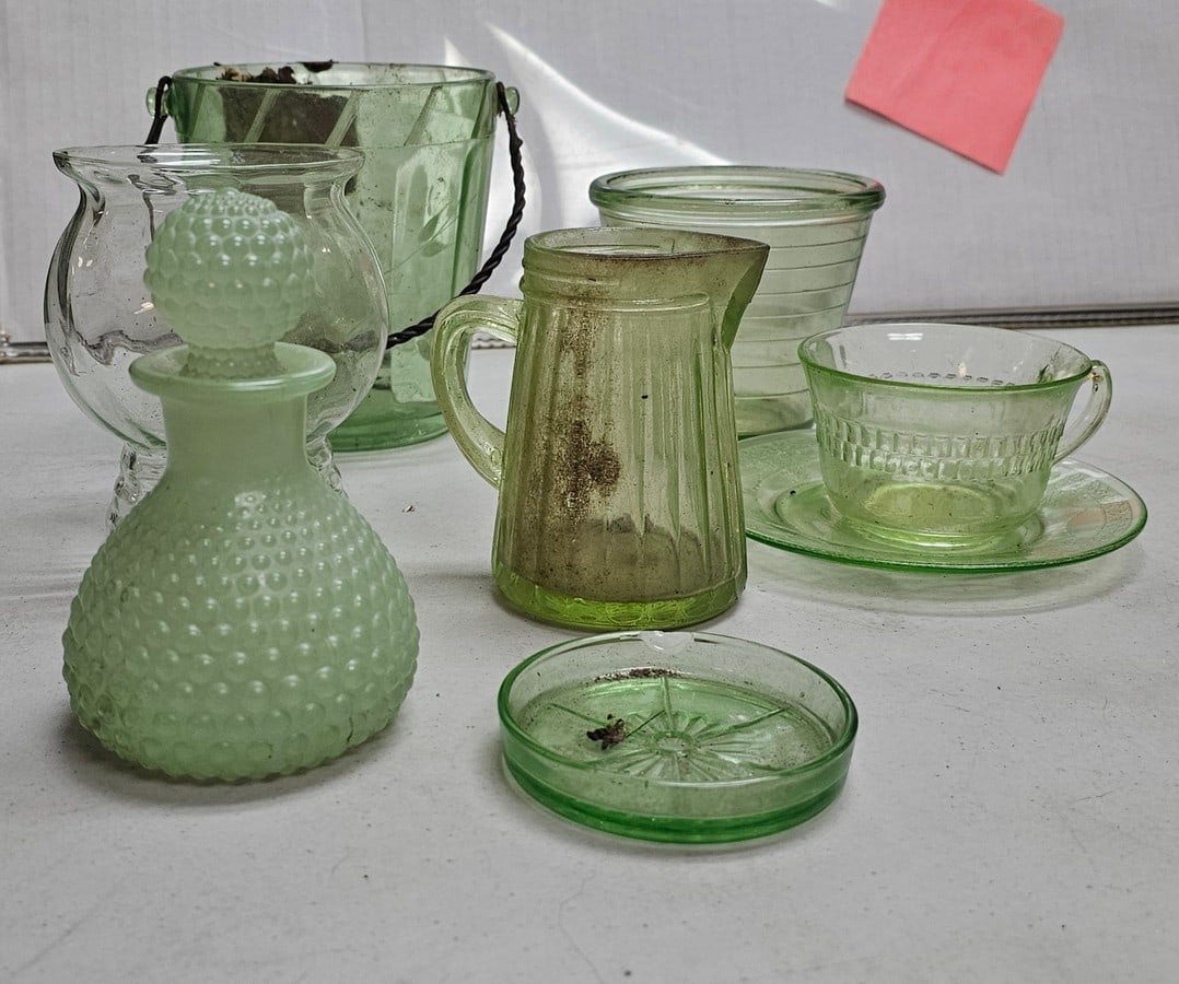 Green Depression and Uranium Glass Grouping (1 of 2)