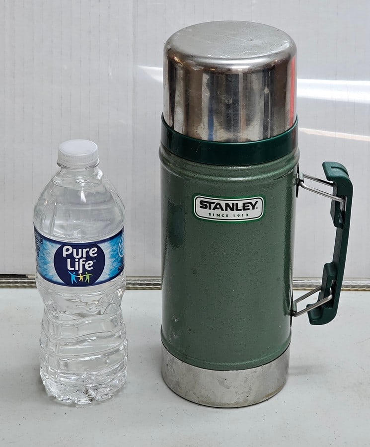 Classic Green Stanley Stainless Thermos (1 of 1)