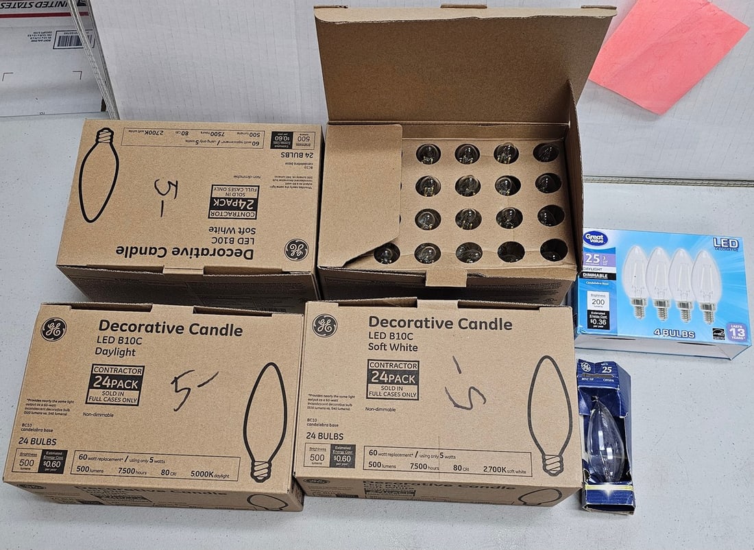 New Decorator Candle Light Bulbs (1 of 1)