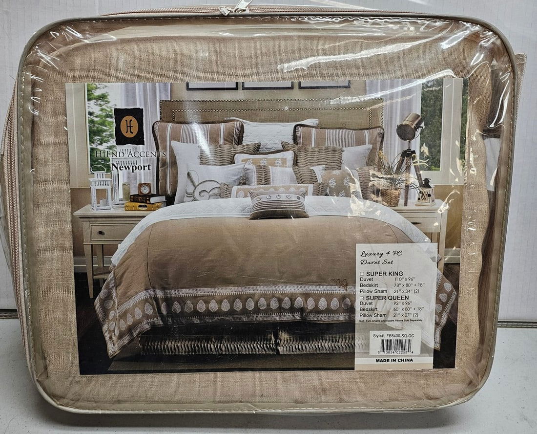 Luxury Duvet Queen Linen Feel New: Luxury Duvet Queen Linen Feel New