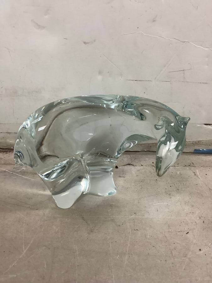 Glass Polar bear from Sweden: Glass Polar bear from Sweden