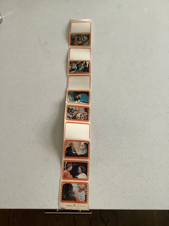 Vintage 1977 Star wars behind the scenes sticker sheet (1 of 1)