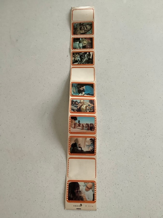 Vintage 1977 Star wars behind the scenes sticker sheet (1 of 1)