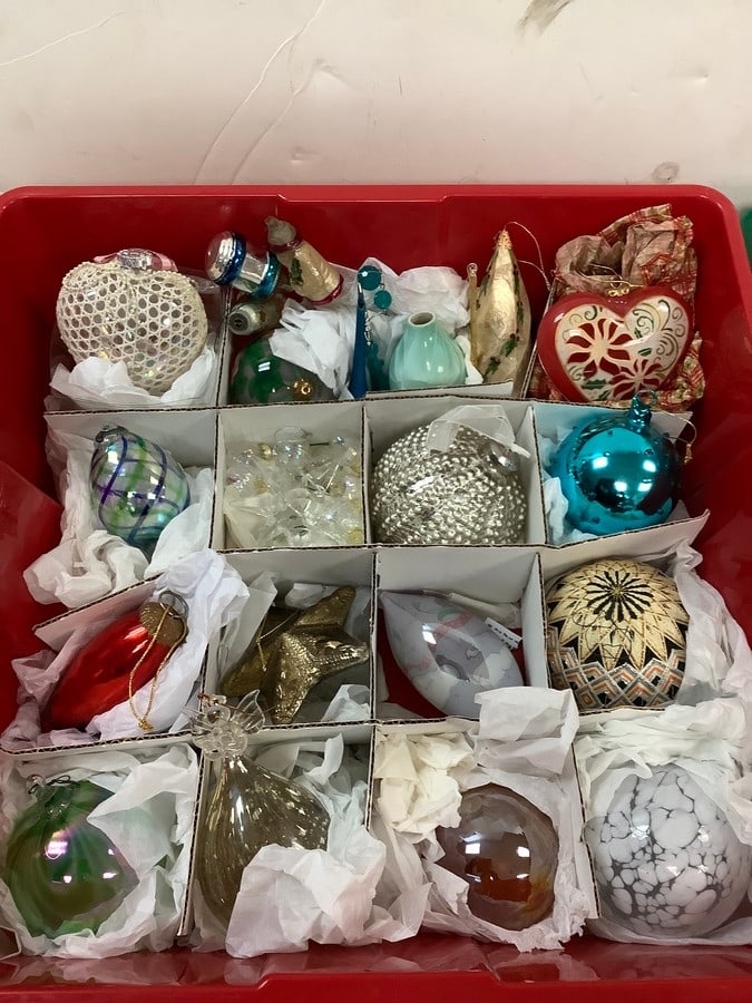 Lot of hand blown Austrian Christmas Balls: Lot of hand blown Austrian Christmas Balls