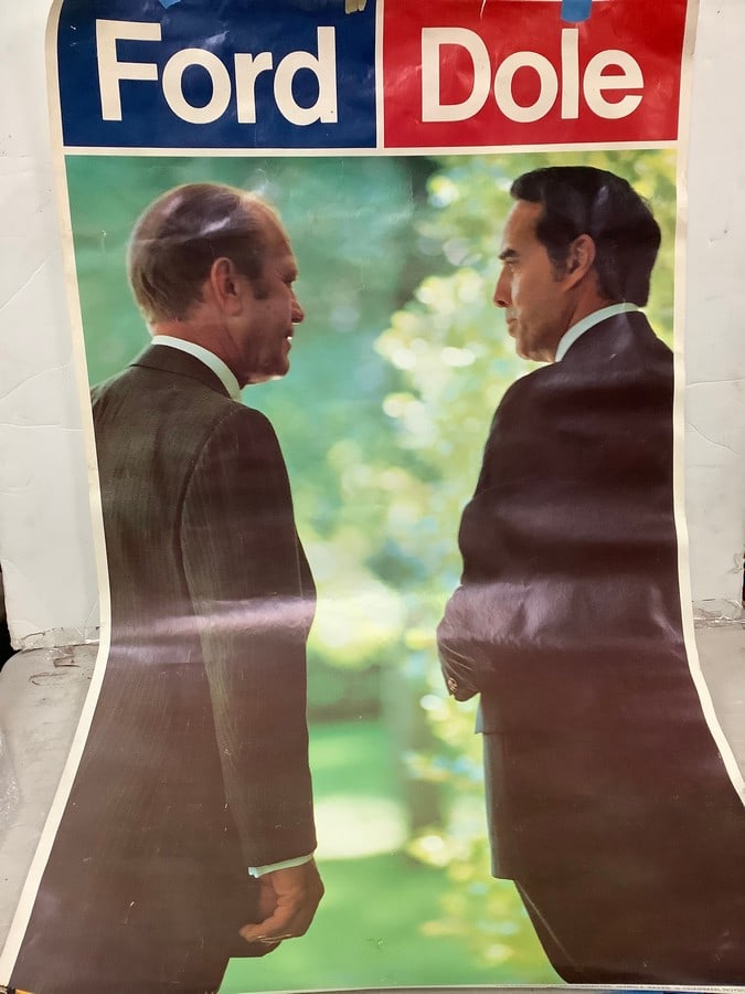 Presidential poster Ford and Dole(30in.x49in.): Presidential poster Ford and Dole(30in.x49in.)