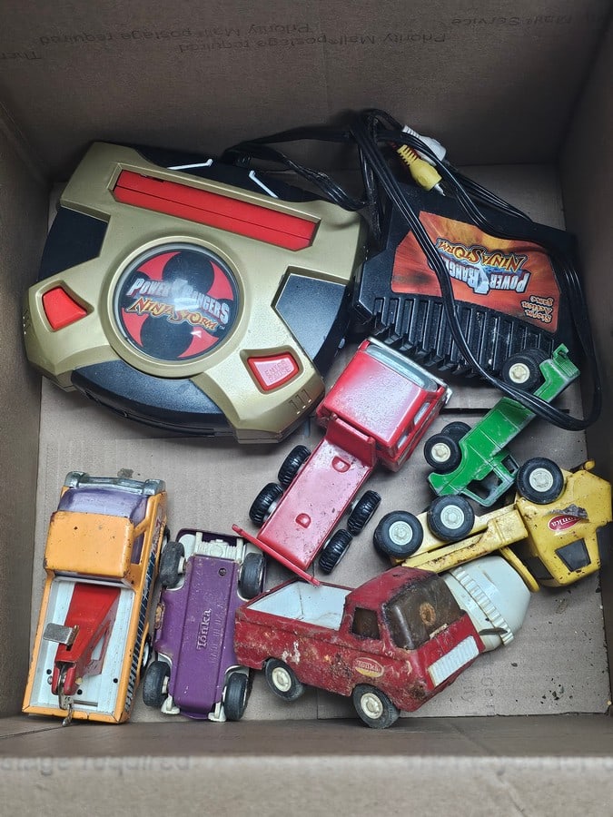 Power Rangers Ninja Storm Game and Tonka Trucks: Power Rangers Ninja Storm Game and Tonka Trucks
