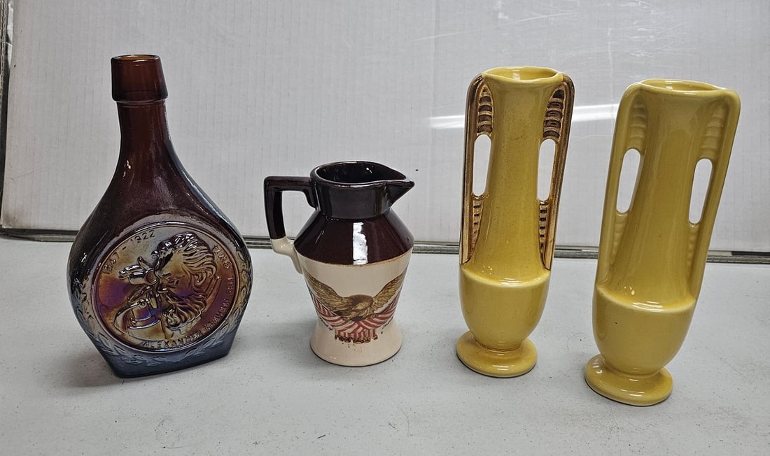 Vintage Wheaton Glass Bottle and Ceramics (1 of 1)