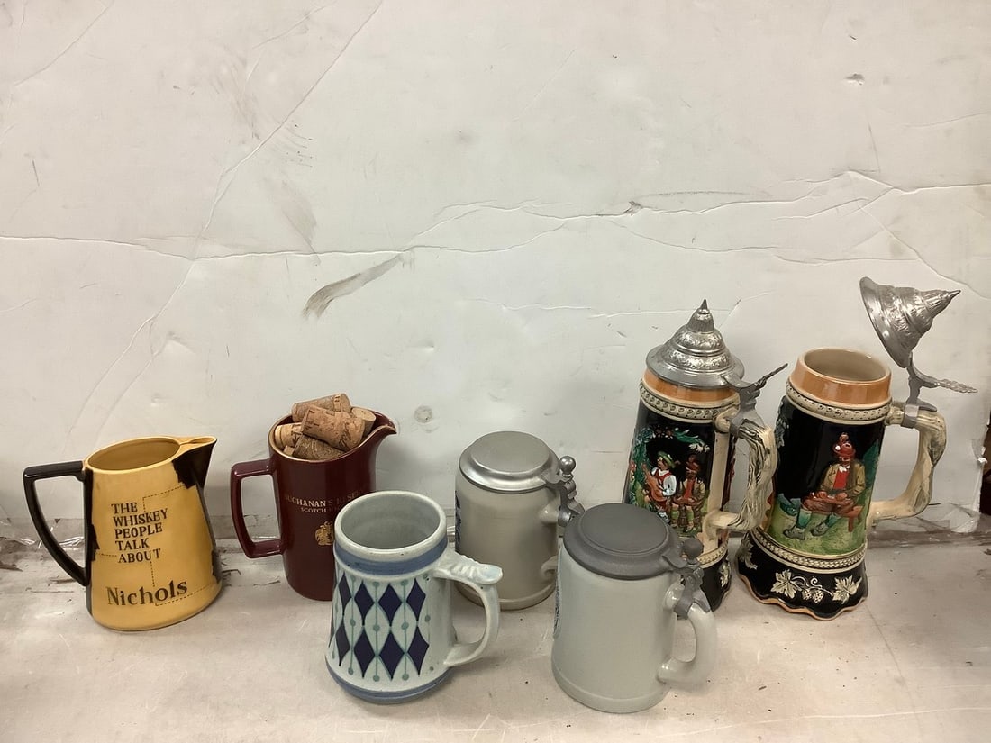Lot of vintage musical steins and more(Gerz, Goebel, and more): Lot of vintage musical steins and more(Gerz, Goebel, and more)
