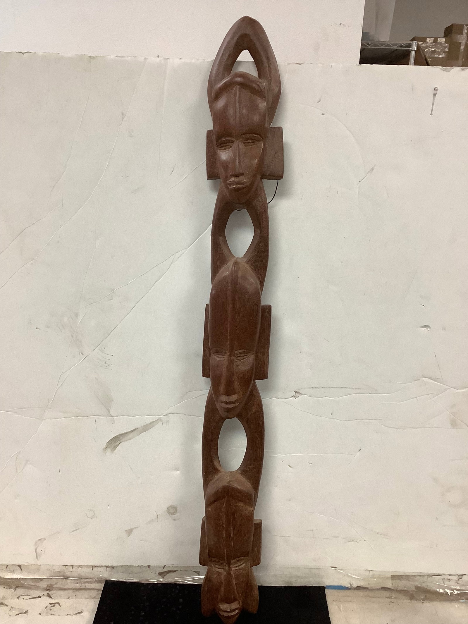 Hanging tiki decor 34.5in tall: Hanging tiki decor 34.5in tall