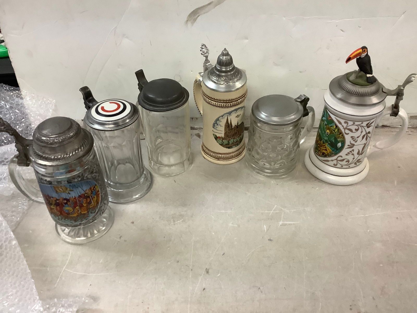 Glass and Ceramic German Steins Schmitt & Sohn, Rainforest Magic and More (1 of 1)