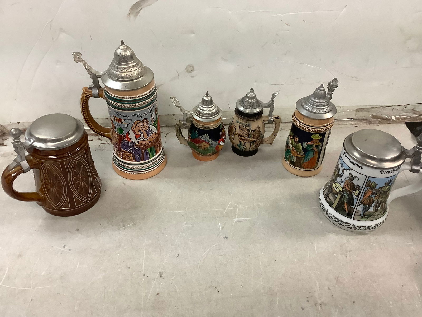 Assorted German Steins SDN, Kaiser, Gerzit and More (1 of 1)