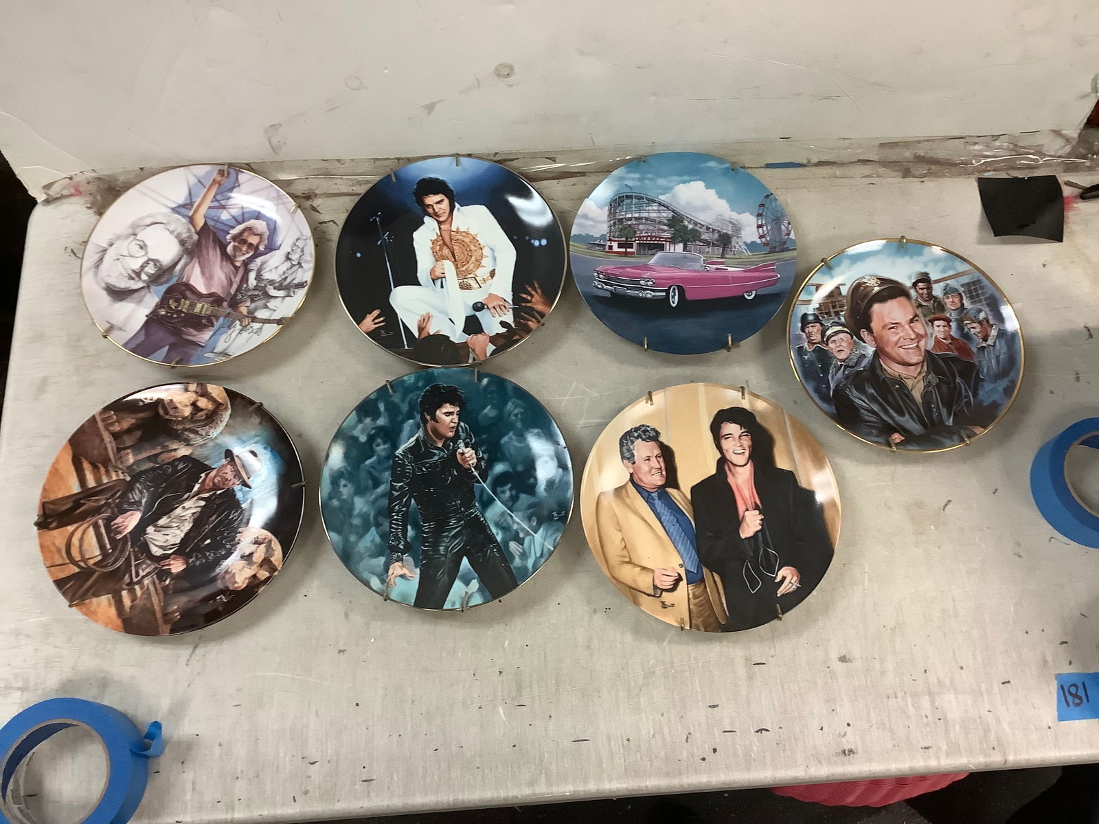 Lots of Decortive Plates Elvis Presley, Cars and More (1 of 1)