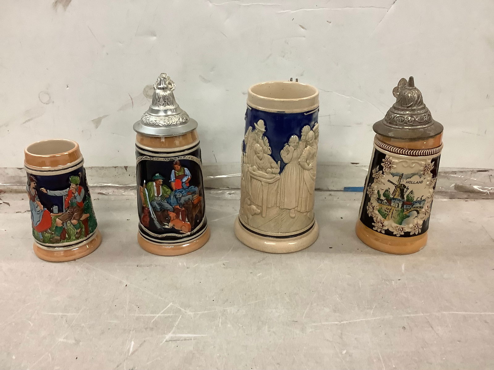 Lot of Assorted Steins made in Germany (Tallest - 7.5 in) (1 of 1)