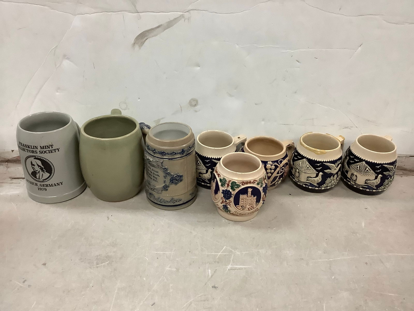 Lot of Various Ceramic Mugs made in Western Germany (5.5 in) (1 of 1)