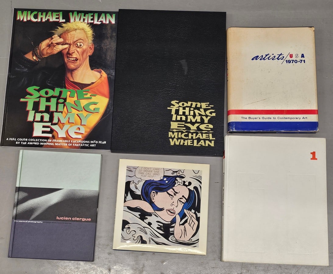 Art Books Including Michael Whelan, Pop Art, Lucien Clergue (1 of 2)