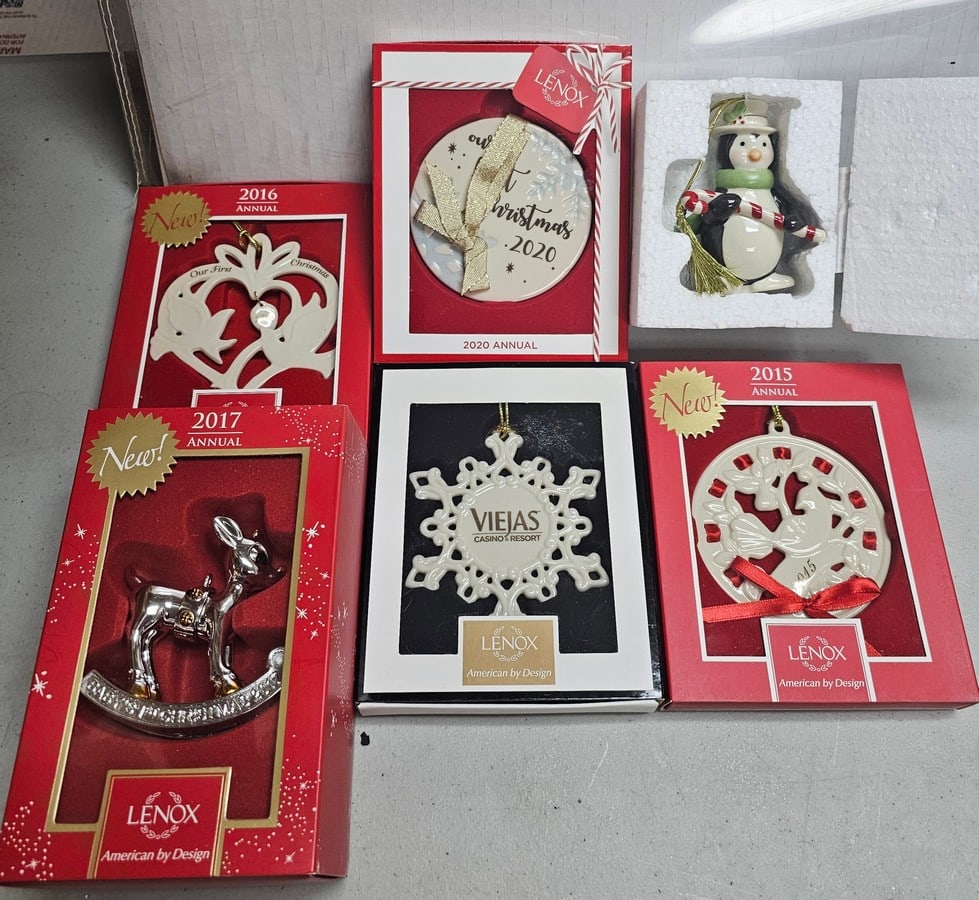 lenox Christmas Ornaments incl Rudolph Misfit Toys: lenox Christmas Ornaments incl Rudolph Misfit Toys