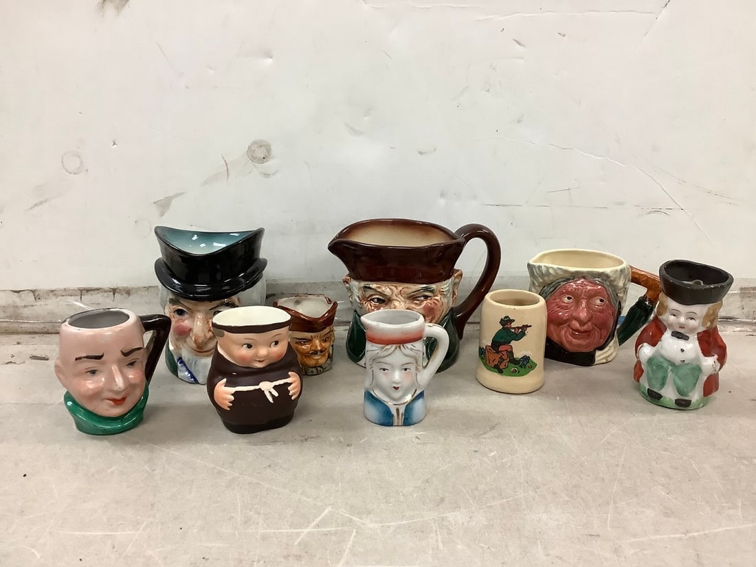 Lot of toby-style, Geoble mugs and more (3.5 in) (1 of 1)