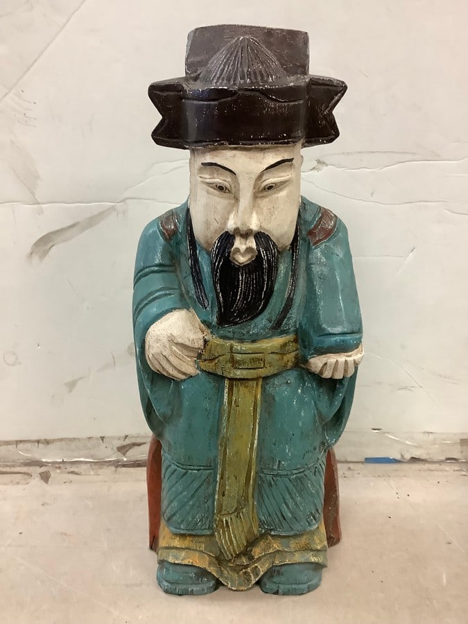 Lot of Decorative Oriental Statue (16.5 in) (1 of 1)