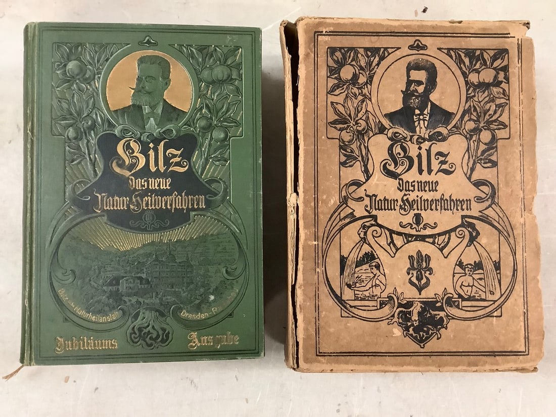 Lot of The Natural Method of Healing (2 Volume Set By F.E. Bilz (1 of 1)